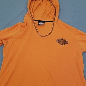 Harley Davidson Motorcycles Women's Hooded Shirt